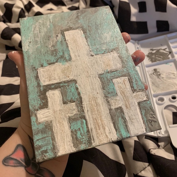 3 piece canvas set. “God is Love” series. - Picture 3 of 4